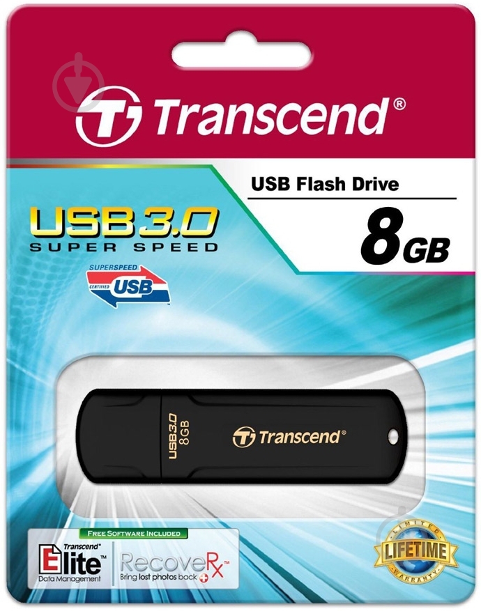 Флеш-пам'ять USB Transcend JetFlash 700 8 ГБ USB 3.0 (TS8GJF700) - фото 3