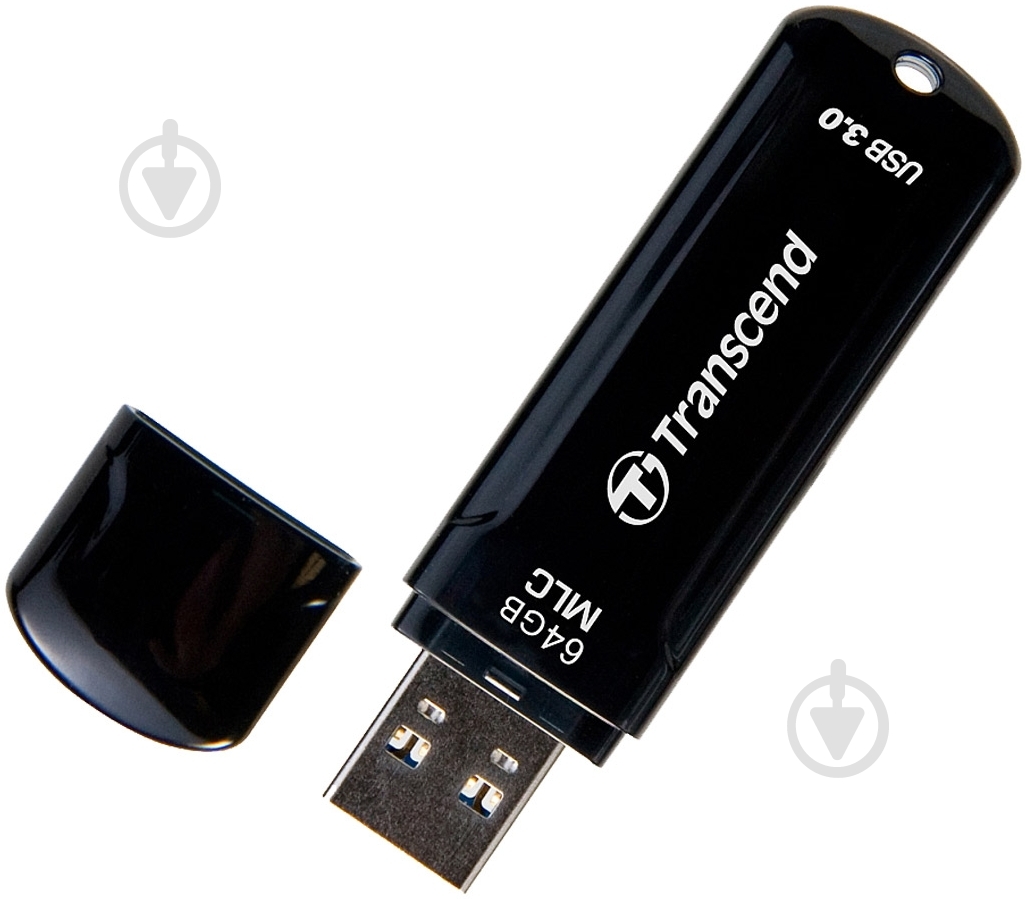 Флеш-память USB Transcend JetFlash 750 64 ГБ USB 3.0 (TS64GJF750K) - фото 2 Флеш-память USB Transcend JetFlash 750 64 ГБ USB 3.0 (TS64GJF750K) - фото 2