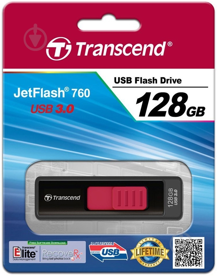 Флеш-память USB Transcend JetFlash 760 128 ГБ USB 3.0 (TS128GJF760) - фото 5