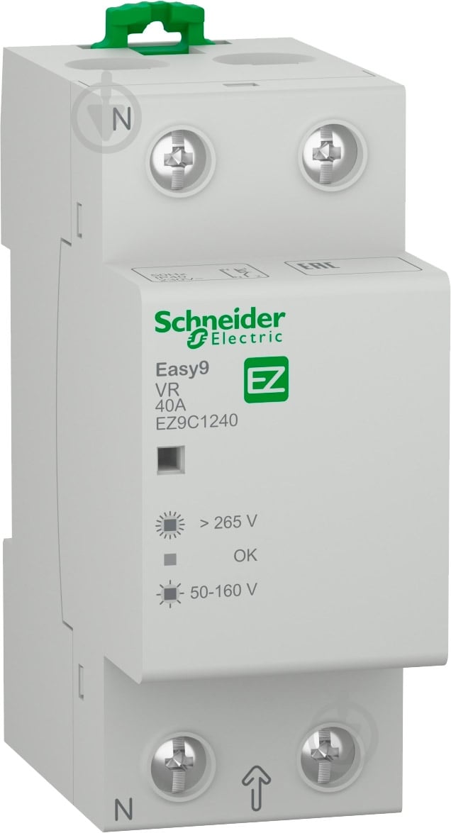 ᐉ Реле напряжения Schneider Electric Easy9 2P 40A EZ9C1240