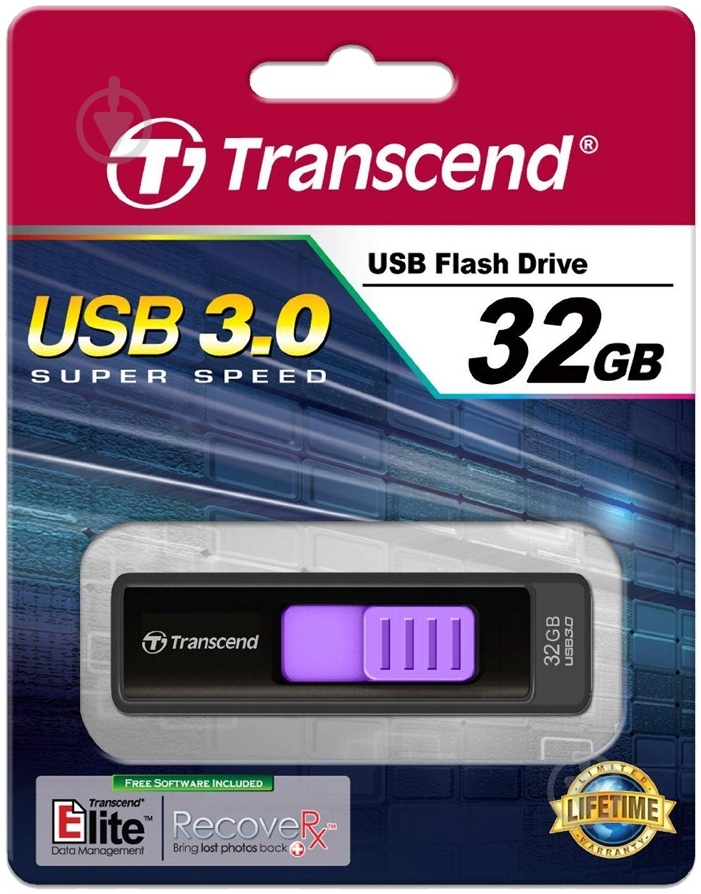 Флеш-память USB Transcend JetFlash 760 32 ГБ USB 3.0 (TS32GJF760) - фото 4 Флеш-память USB Transcend JetFlash 760 32 ГБ USB 3.0 (TS32GJF760) - фото 4