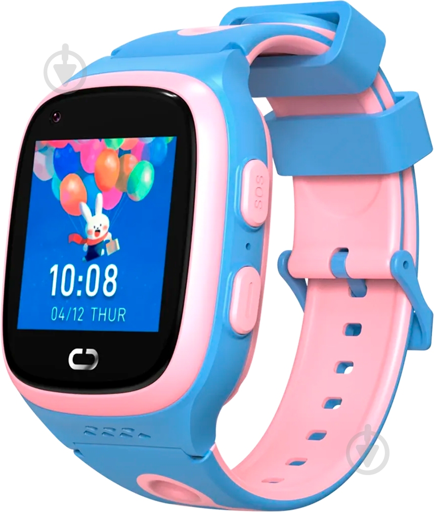 Смарт-годинник Canyon ZEFIR KW-49 E-SIM 4G GPS Pink-Blue (CNE-KW49PB) - фото 1