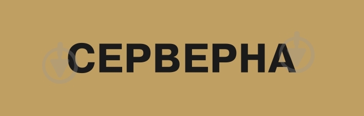 Табличка Серверна 250х80 мм латунь - фото 1 Табличка Серверна 250х80 мм латунь - фото 1