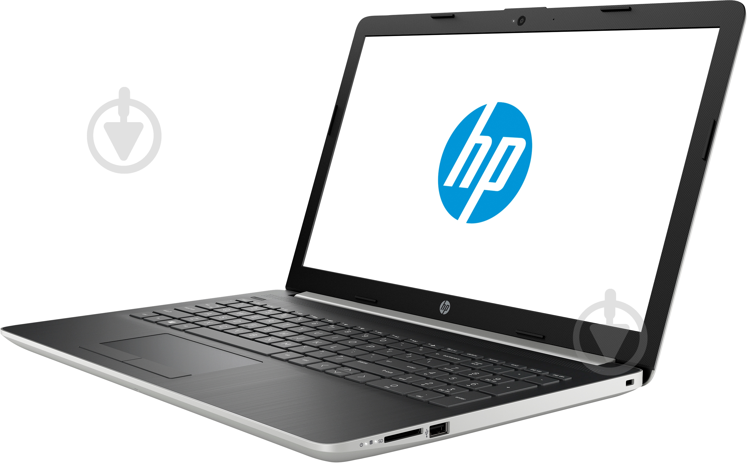 Ноутбук HP Notebook 15-da1004ur 15.6" (5GY57EA) silver - фото 3