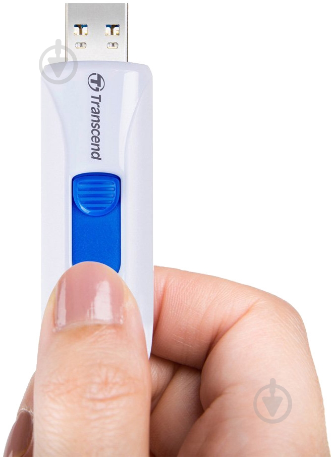 Флеш-пам'ять USB Transcend JetFlash 790 32 ГБ USB 3.0 white (TS32GJF790W) - фото 4