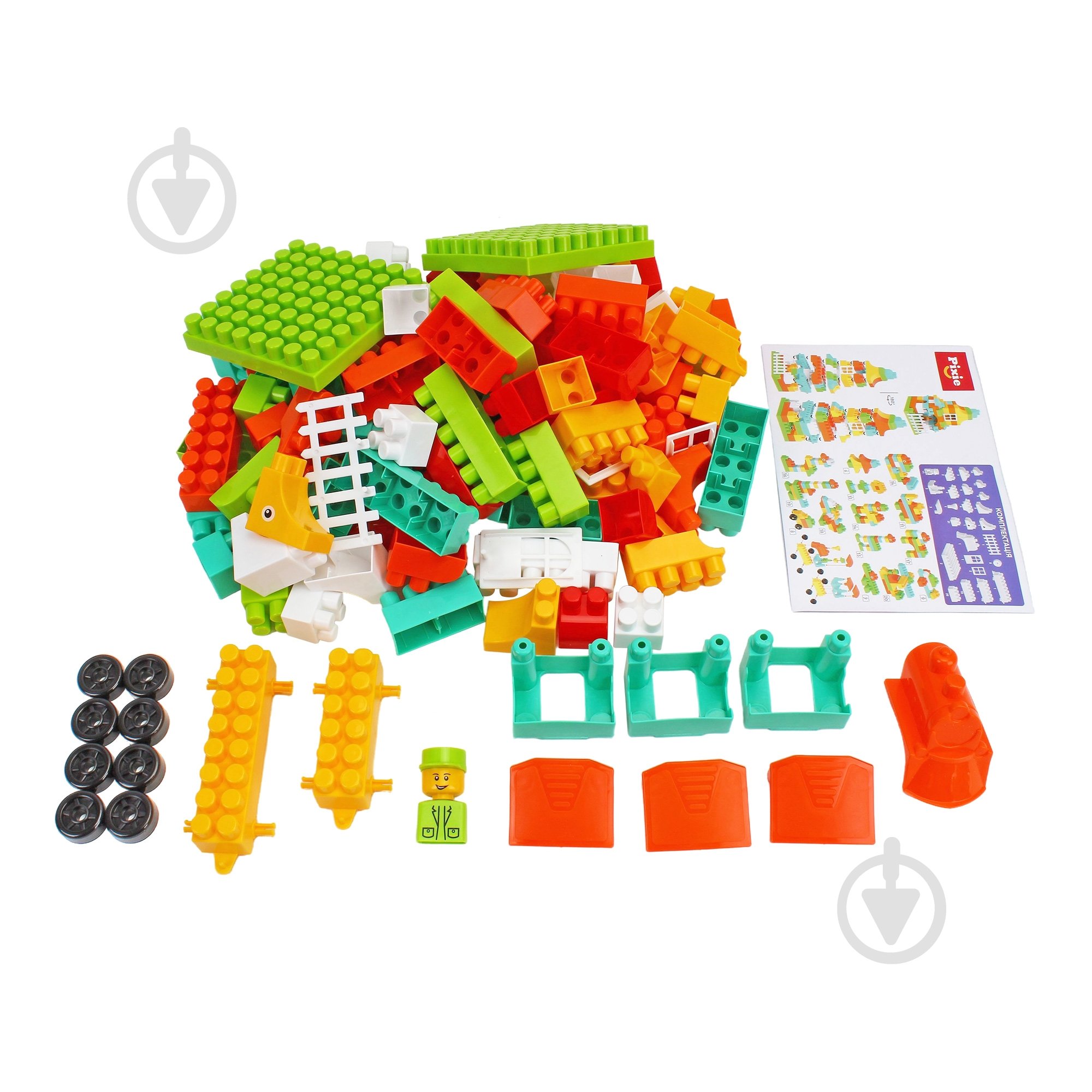 Конструктор PIXIE 145 елементів + 2 пластини 8348 - фото 3