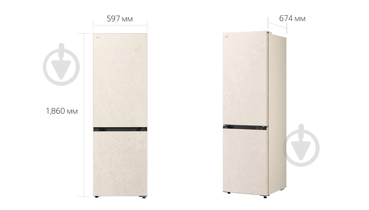 Холодильник LG GC-B459EEYM - фото 3