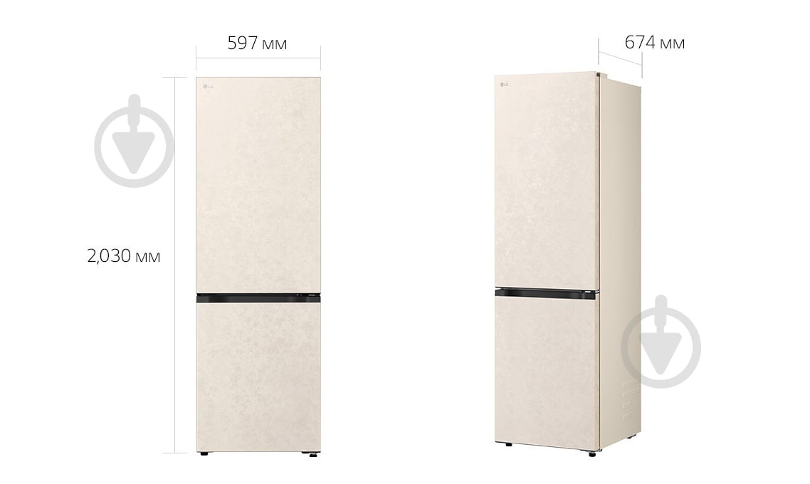 Холодильник LG GC-B509EESM - фото 4