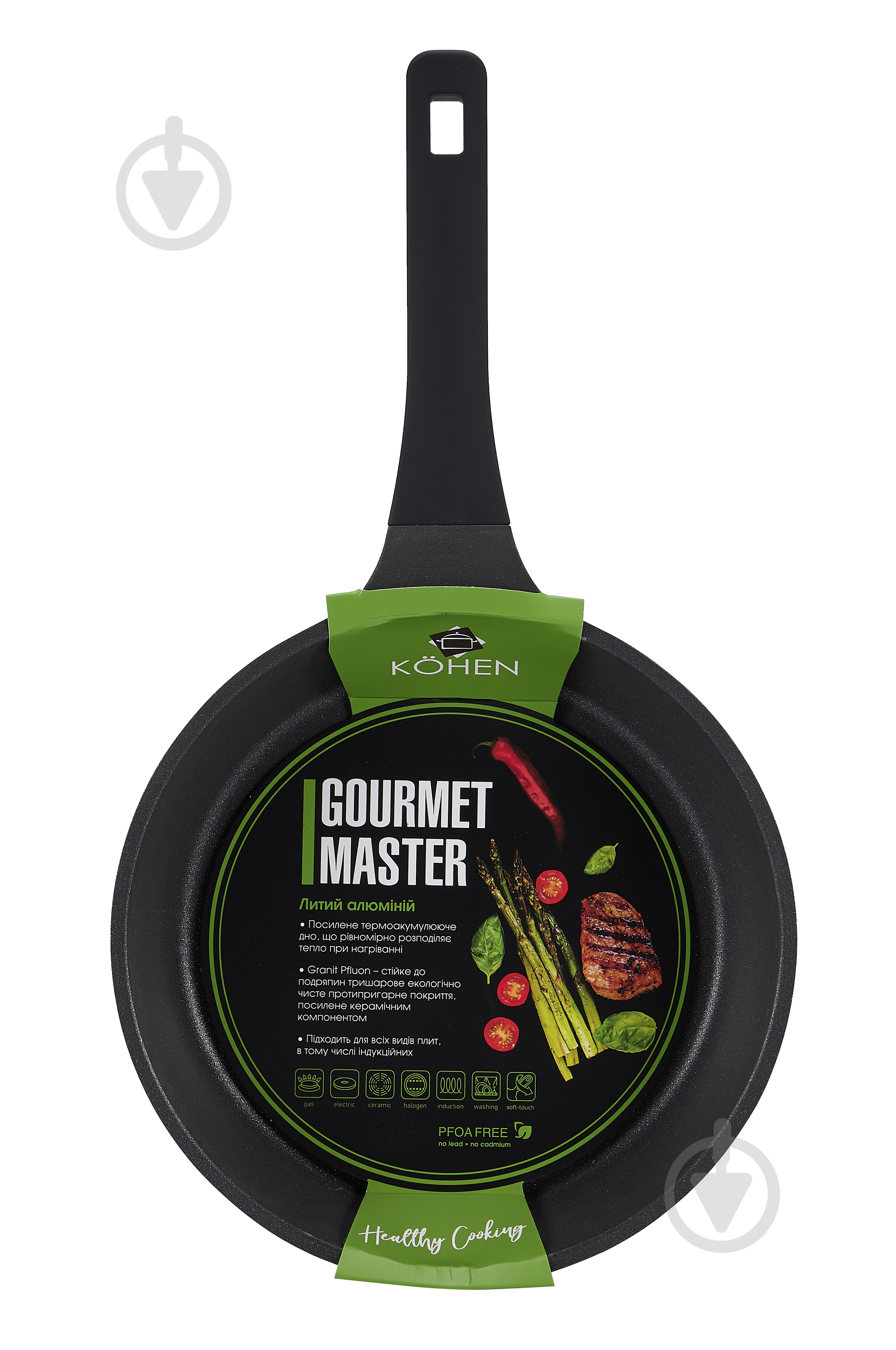 Сковорода Kohen Gourmet Master 24 см KN91641 - фото 5