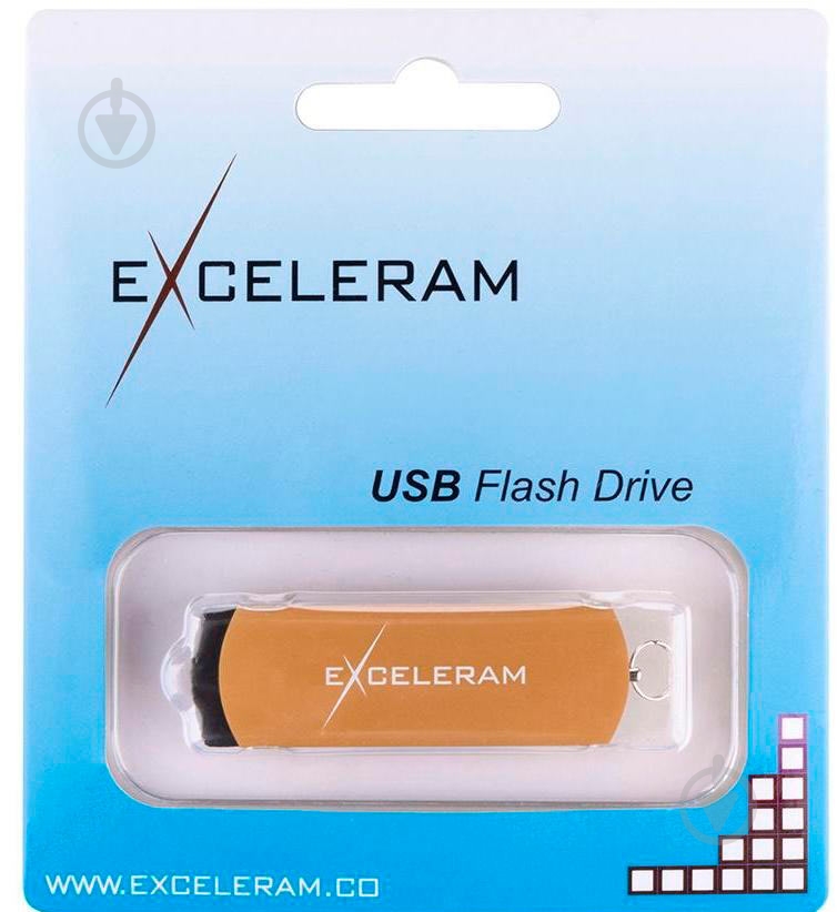 Флеш-память USB Exceleram P2 Series 32 ГБ USB 2.0 brown (EXP2U2BRB32) - фото 8