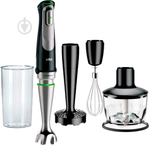 Блендер погружной Braun MQ 9037 X BK - фото 1