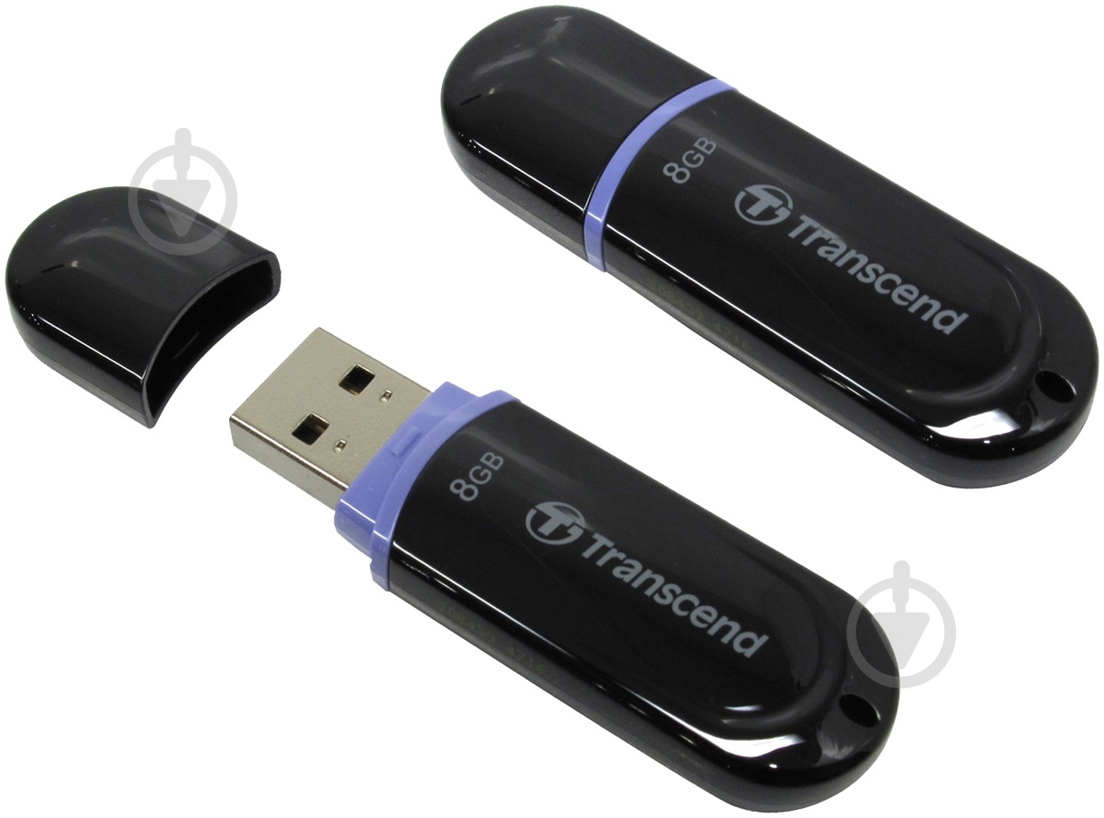 Флеш-пам'ять USB Transcend JetFlash 300 8 ГБ USB 2.0 (TS8GJF300) - фото 2