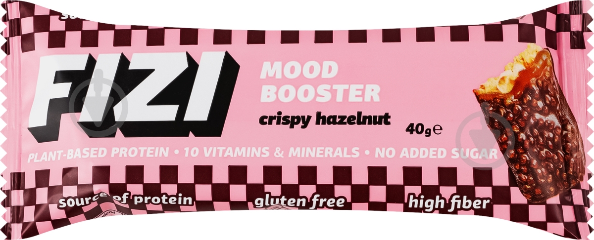 Батончик Fizi витаминный Crispy Hazelnut - фото 5
