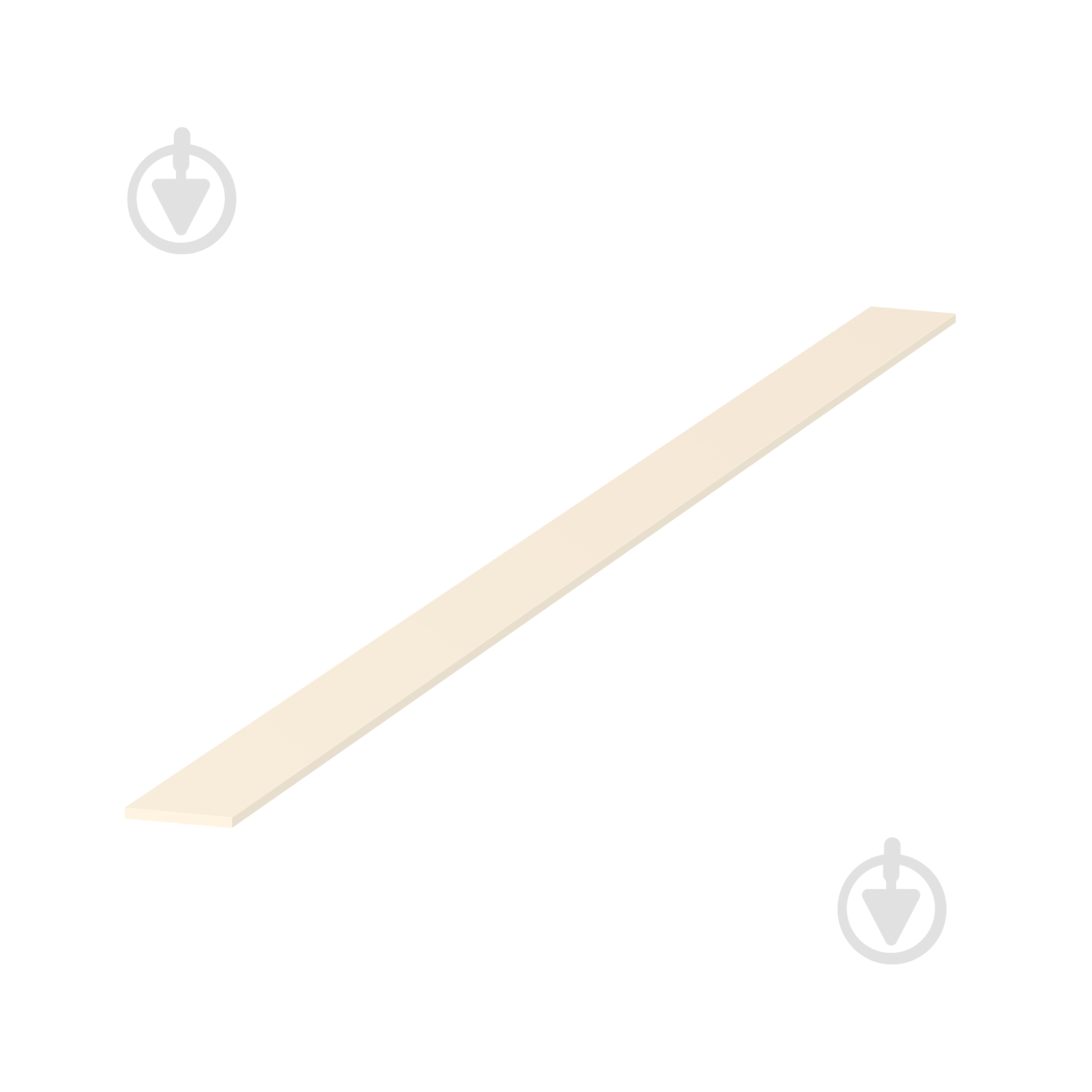 Цоколь на кухню 150x2750 мм ЛДСП крем - фото 1 Цоколь на кухню 150x2750 мм ЛДСП крем - фото 1