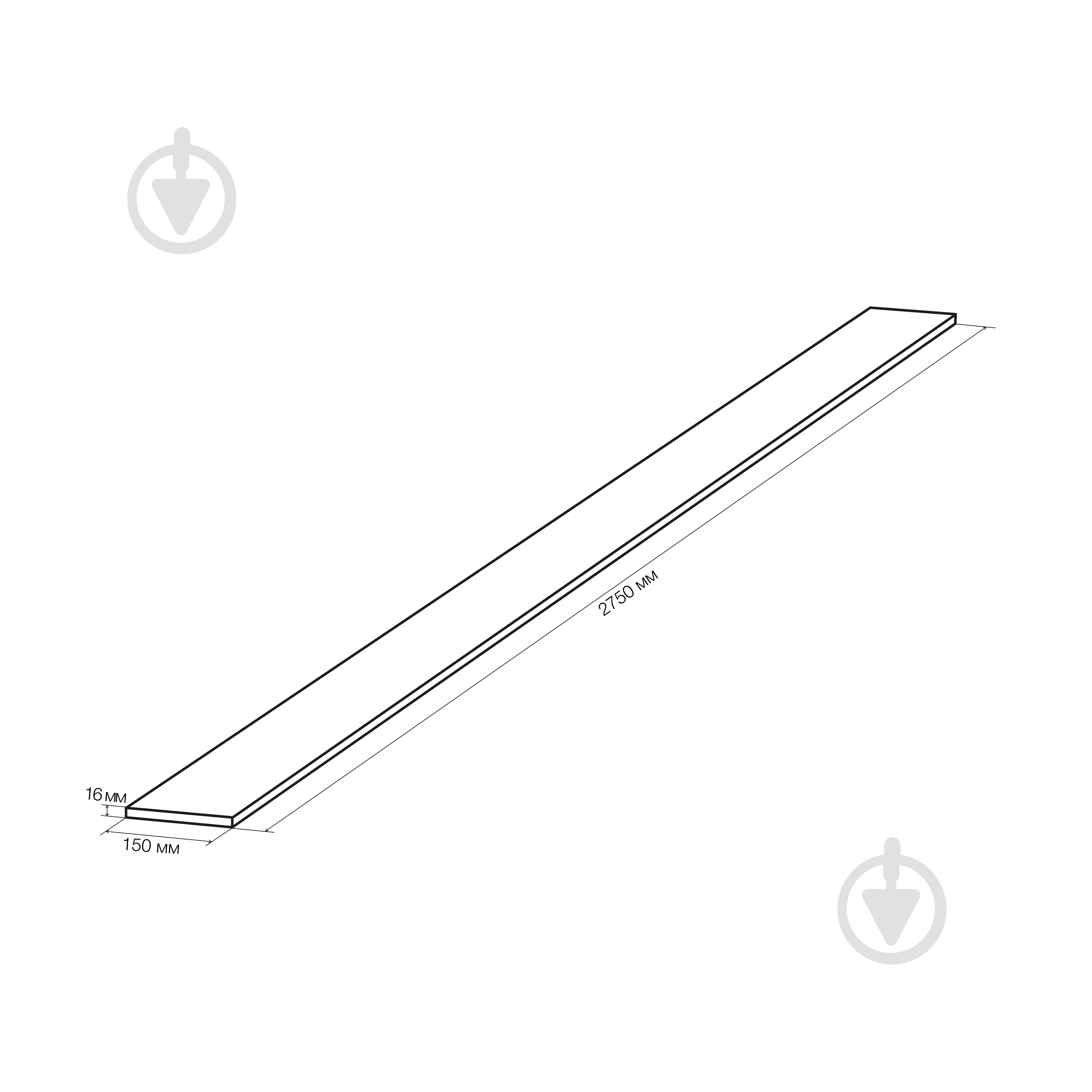 Цоколь на кухню 150x2750 мм ЛДСП крем - фото 3 Цоколь на кухню 150x2750 мм ЛДСП крем - фото 3