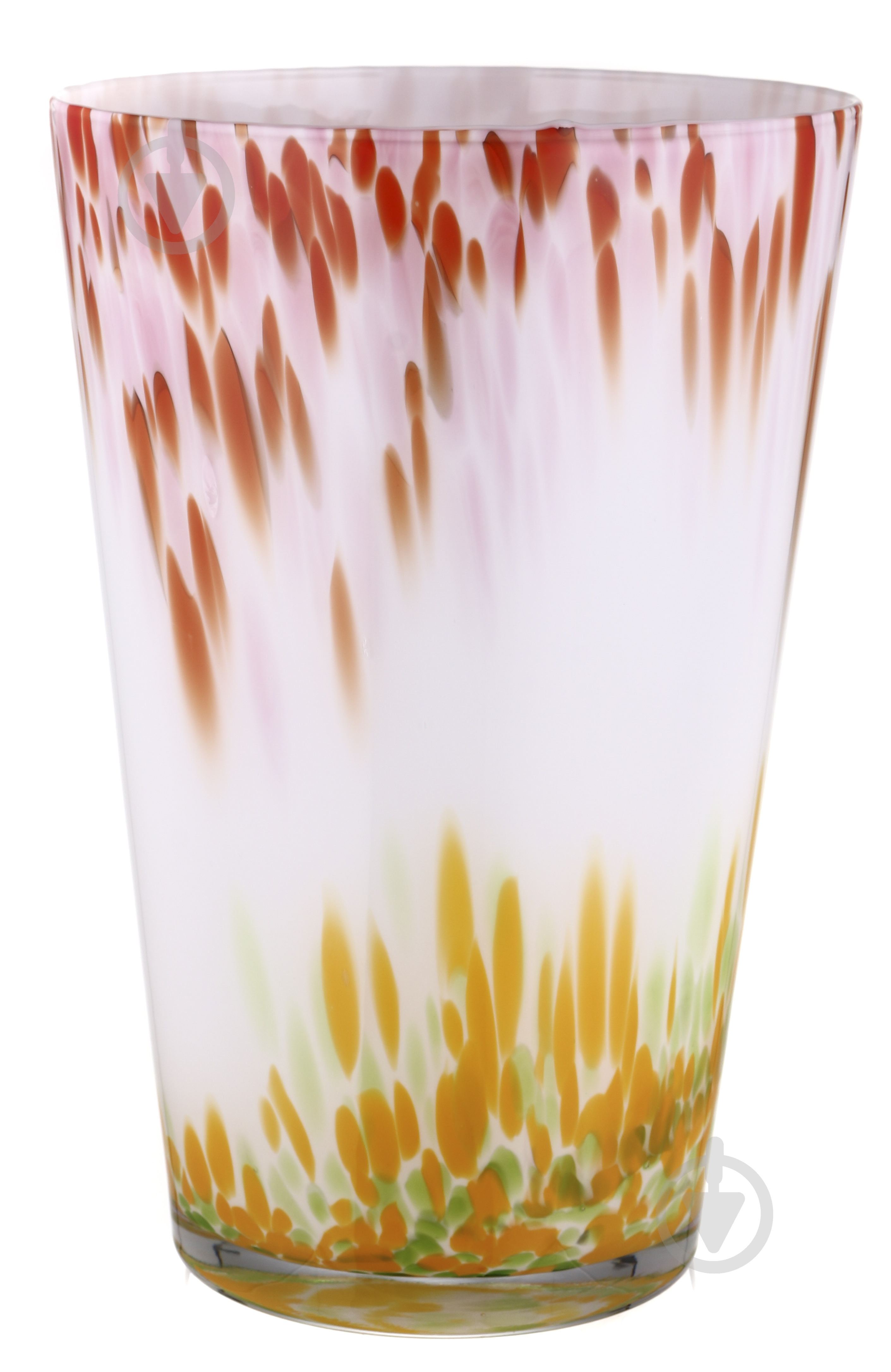 Ваза скляна Wrzesniak Glassworks Confetti опал 35 см різнокольоровий - фото 1