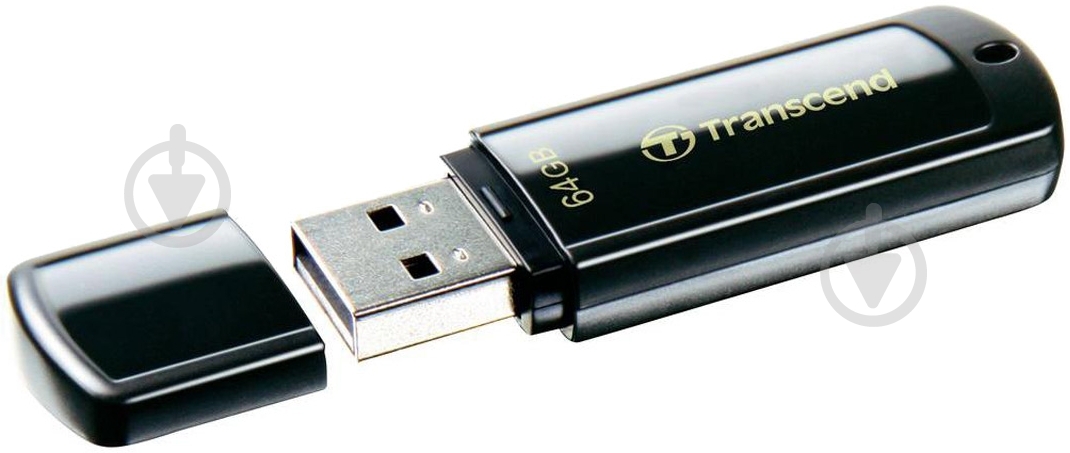 Флеш-память USB Transcend JetFlash 350 64 ГБ USB 2.0 (TS64GJF350) - фото 2
