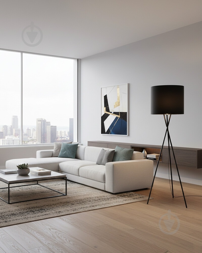 Торшер Goldlux 20 Вт E27 черный 325815 - фото 3