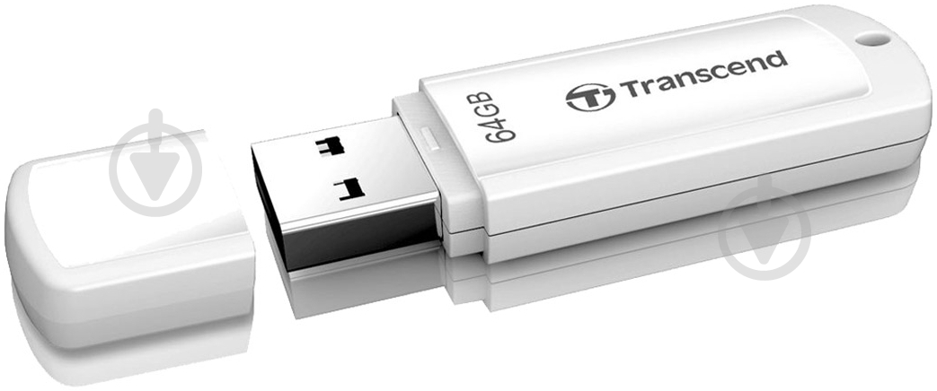 Флеш-память USB Transcend JetFlash 370 64 ГБ USB 2.0 (TS64GJF370) - фото 3