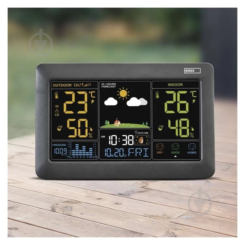 Метеостанція Emos бездротова цифрова E0387 - фото 5 Метеостанція Emos бездротова цифрова E0387 - фото 5