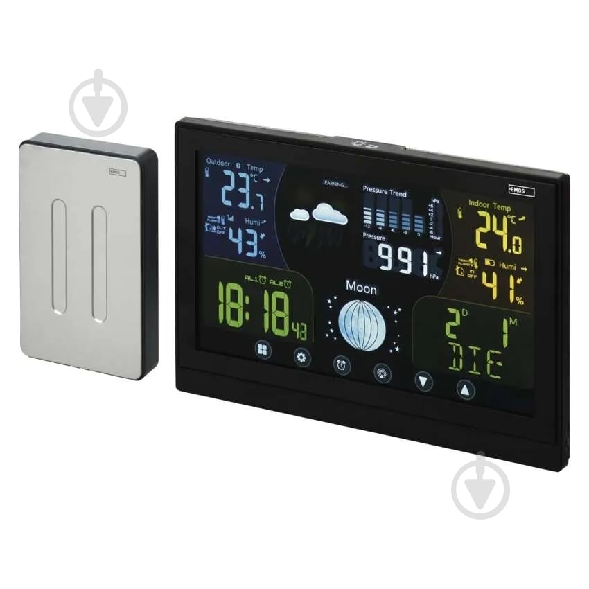 Метеостанция Emos беспроводная цифровая E6018 - фото 1 Метеостанция Emos беспроводная цифровая E6018 - фото 1