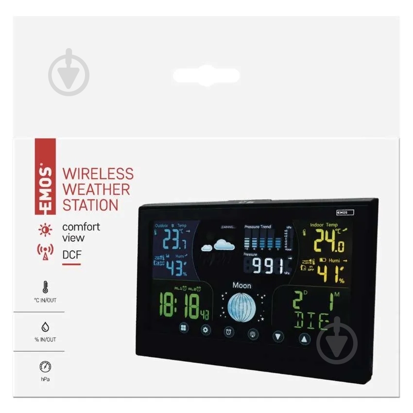 Метеостанция Emos беспроводная цифровая E6018 - фото 14 Метеостанция Emos беспроводная цифровая E6018 - фото 14
