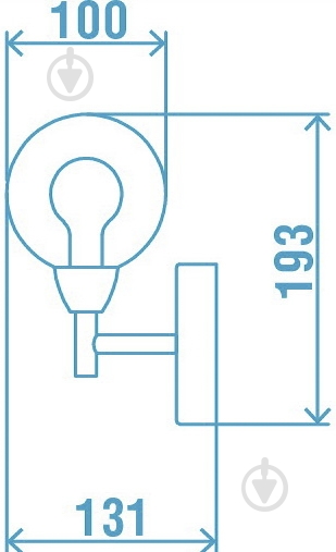 Бра Victoria Lighting LED 1x5 Вт G9 белый Palermo/AP1 - фото 3