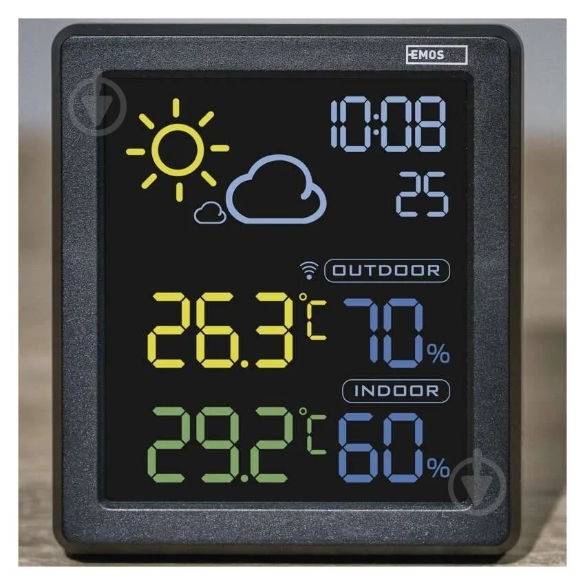 Метеостанція Emos бездротова цифрова E8647 - фото 6 Метеостанція Emos бездротова цифрова E8647 - фото 6