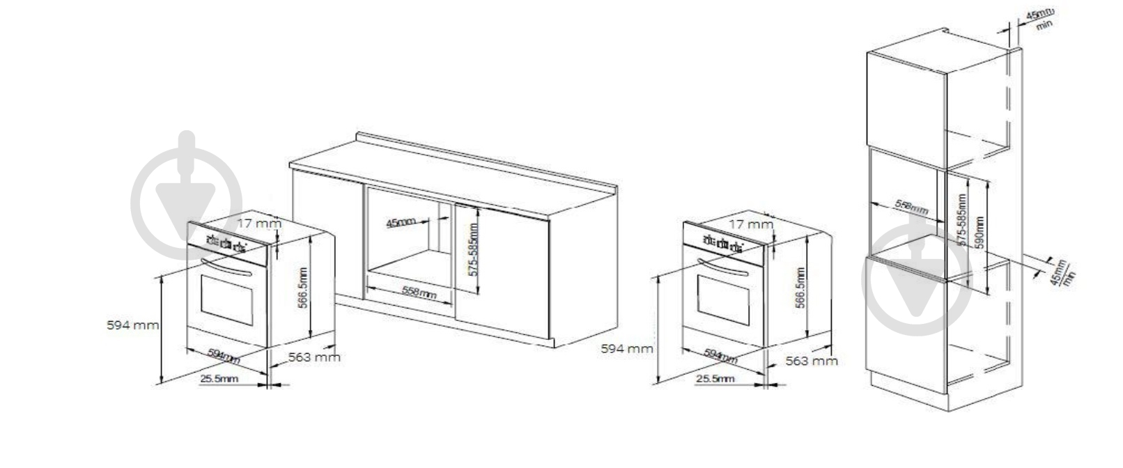 Духовой шкаф Interline OEG 571 ECH BF - фото 18 Духовой шкаф Interline OEG 571 ECH BF - фото 18