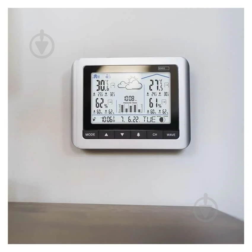 Метеостанция Emos беспроводная цифровая E0316 - фото 4 Метеостанция Emos беспроводная цифровая E0316 - фото 4