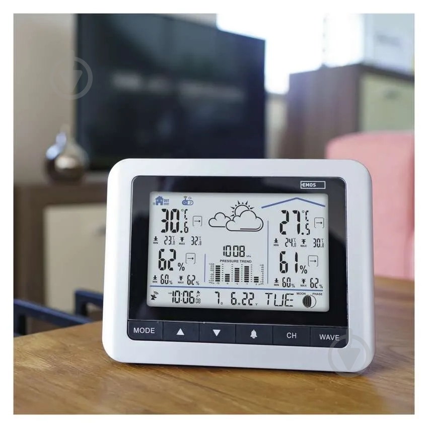 Метеостанция Emos беспроводная цифровая E0316 - фото 5 Метеостанция Emos беспроводная цифровая E0316 - фото 5