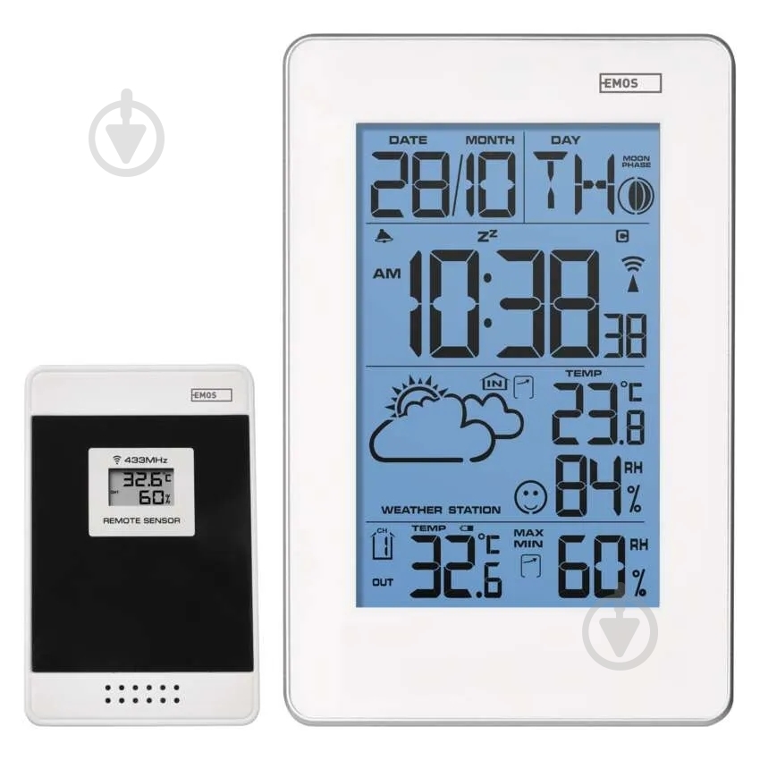 Метеостанція Emos бездротова цифрова E3003 - фото 5 Метеостанція Emos бездротова цифрова E3003 - фото 5