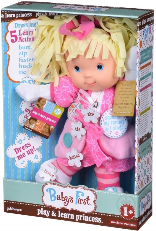 Кукла Baby’s First Play and Learn Princess 71590 - фото 7