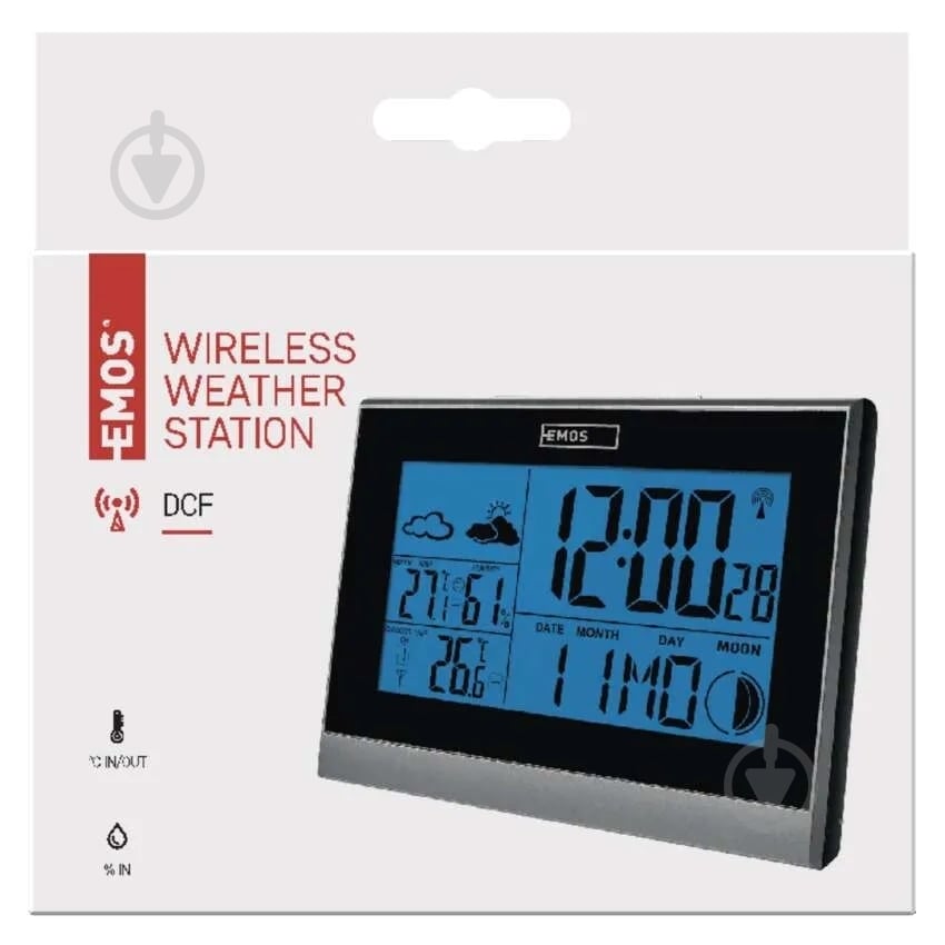 Метеостанция Emos беспроводная цифровая E3070 - фото 4