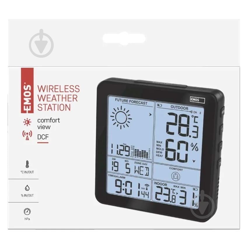 Метеостанция Emos беспроводная цифровая E5080 - фото 11 Метеостанция Emos беспроводная цифровая E5080 - фото 11