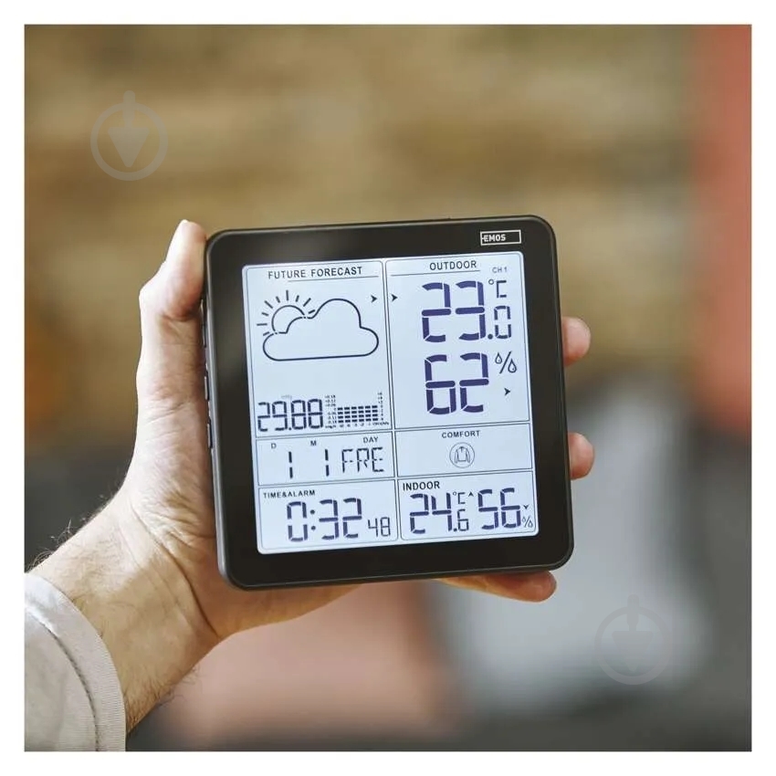 Метеостанция Emos беспроводная цифровая E5080 - фото 5 Метеостанция Emos беспроводная цифровая E5080 - фото 5