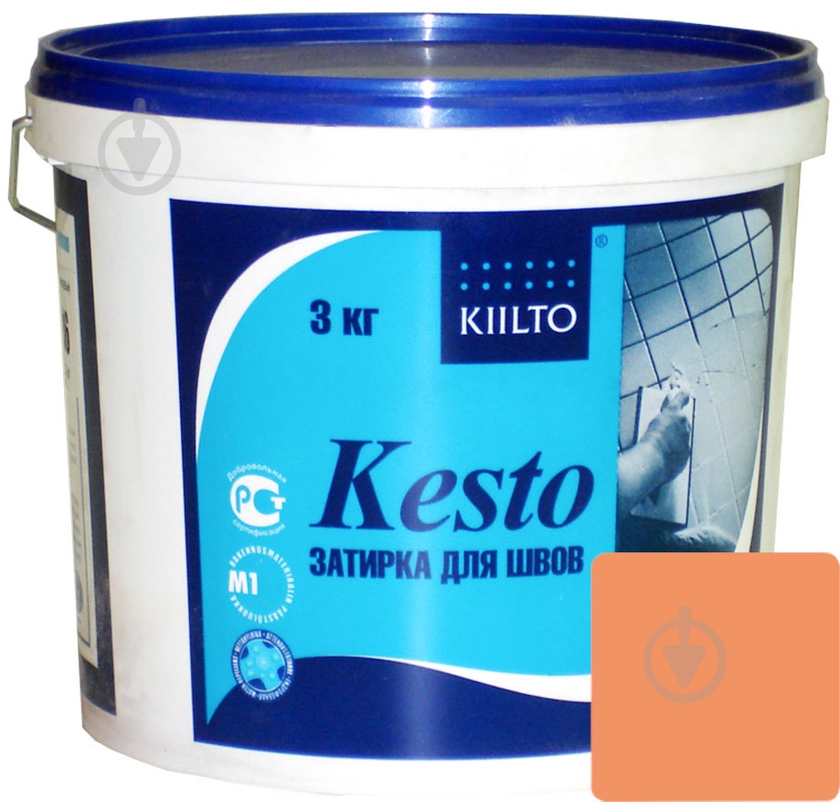 Фуга Kiilto Kesto 16 3 кг оранжевый - фото 1