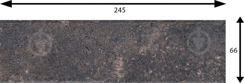 Клинкерная плитка Ceramika Paradyz Marsala antracite elewacja 24,5x6,6 см (new 60127163) - фото 5