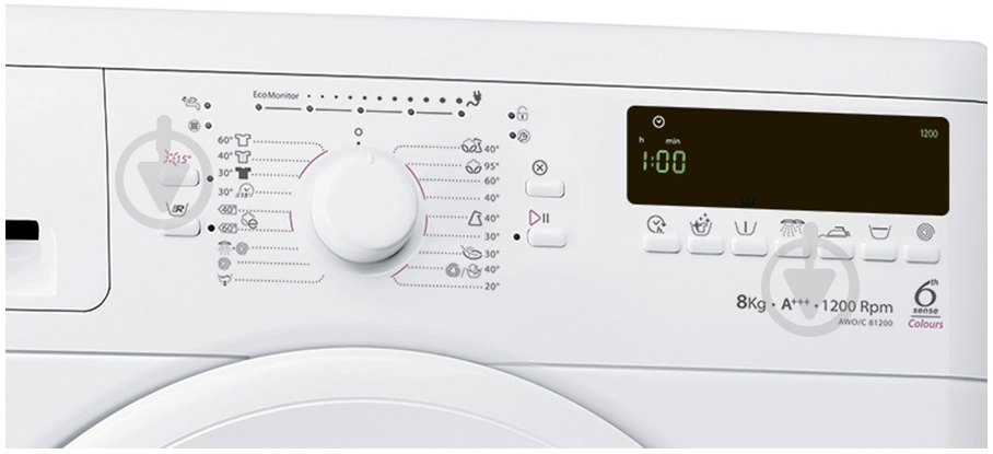 Стиральная машина Whirlpool AWO/C 81200 - фото 2 Стиральная машина Whirlpool AWO/C 81200 - фото 2