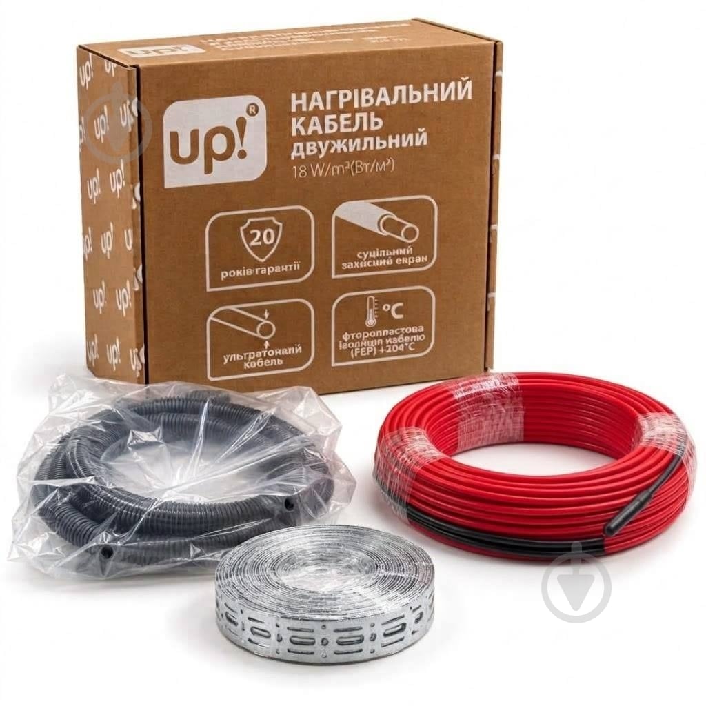 Нагревательный кабель UP! (Underprice) 300 Вт 15 м - фото 1 Нагревательный кабель UP! (Underprice) 300 Вт 15 м - фото 1