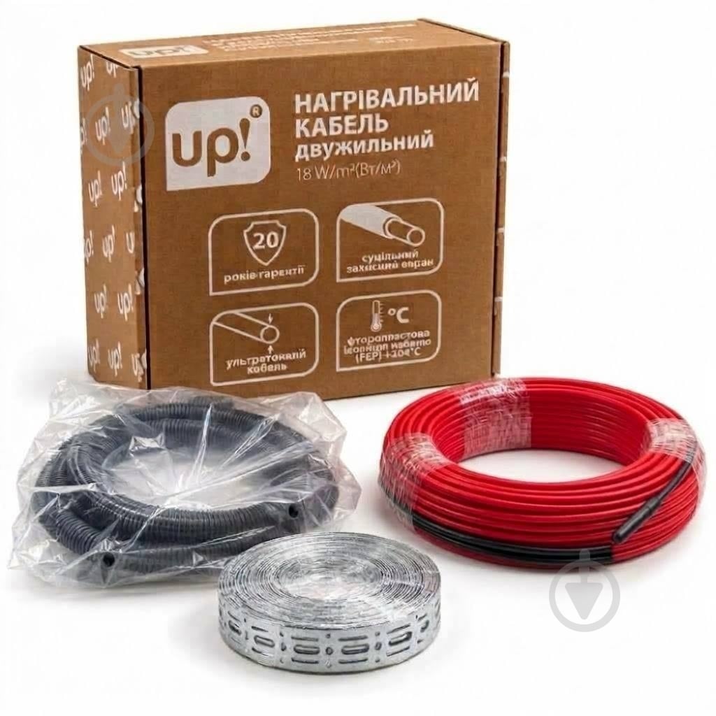 Нагревательный кабель UP! (Underprice) 400 Вт 20 м - фото 1 Нагревательный кабель UP! (Underprice) 400 Вт 20 м - фото 1