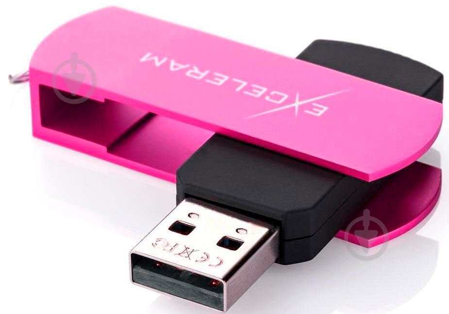 Флеш-память USB Exceleram P2 Series 64 ГБ USB 2.0 rose (EXP2U2ROB64) - фото 2 Флеш-память USB Exceleram P2 Series 64 ГБ USB 2.0 rose (EXP2U2ROB64) - фото 2