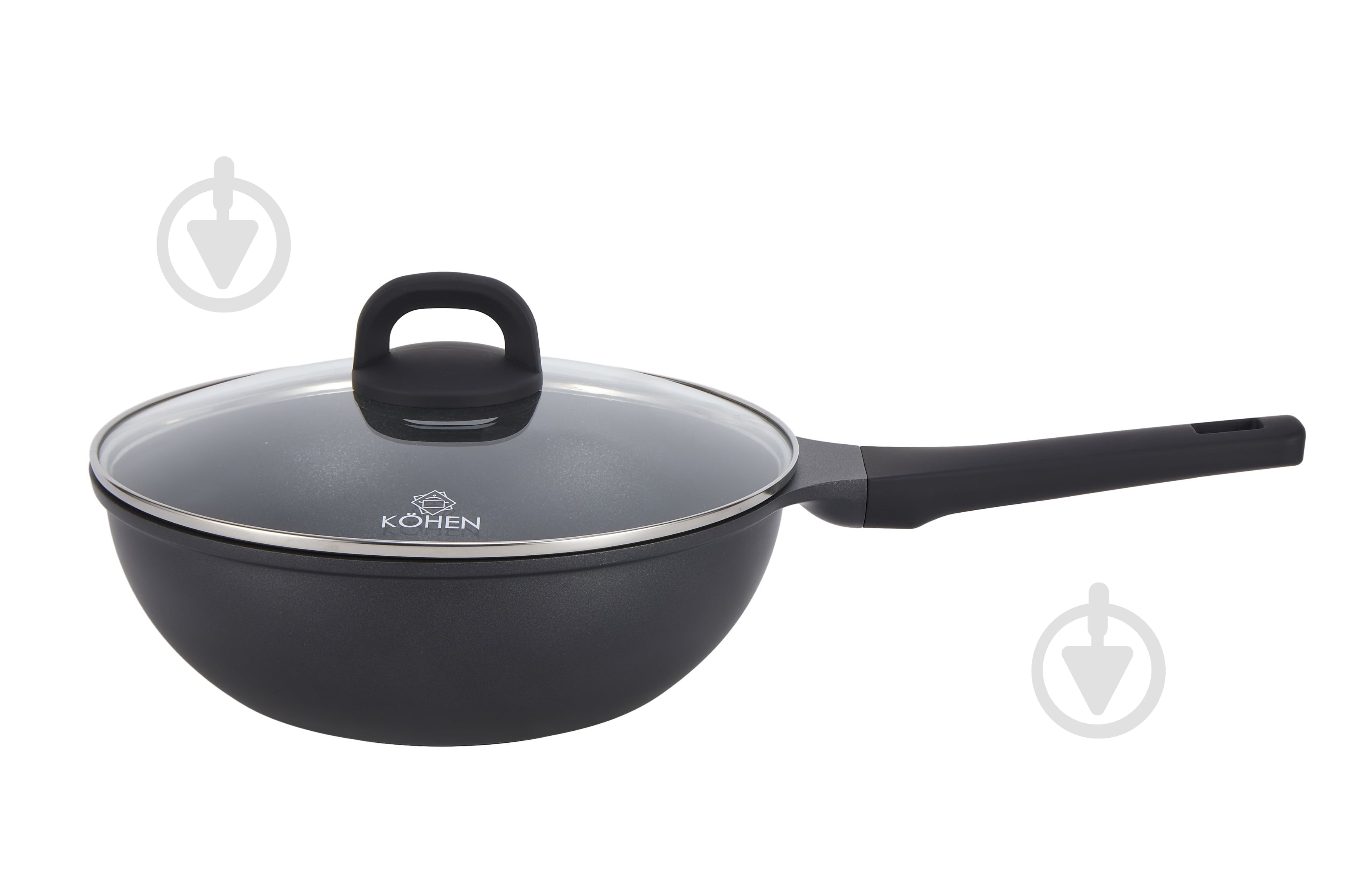 Сковорода WOK с крышкой Kohen Gourmet Master 28 см KN91647 - фото 1