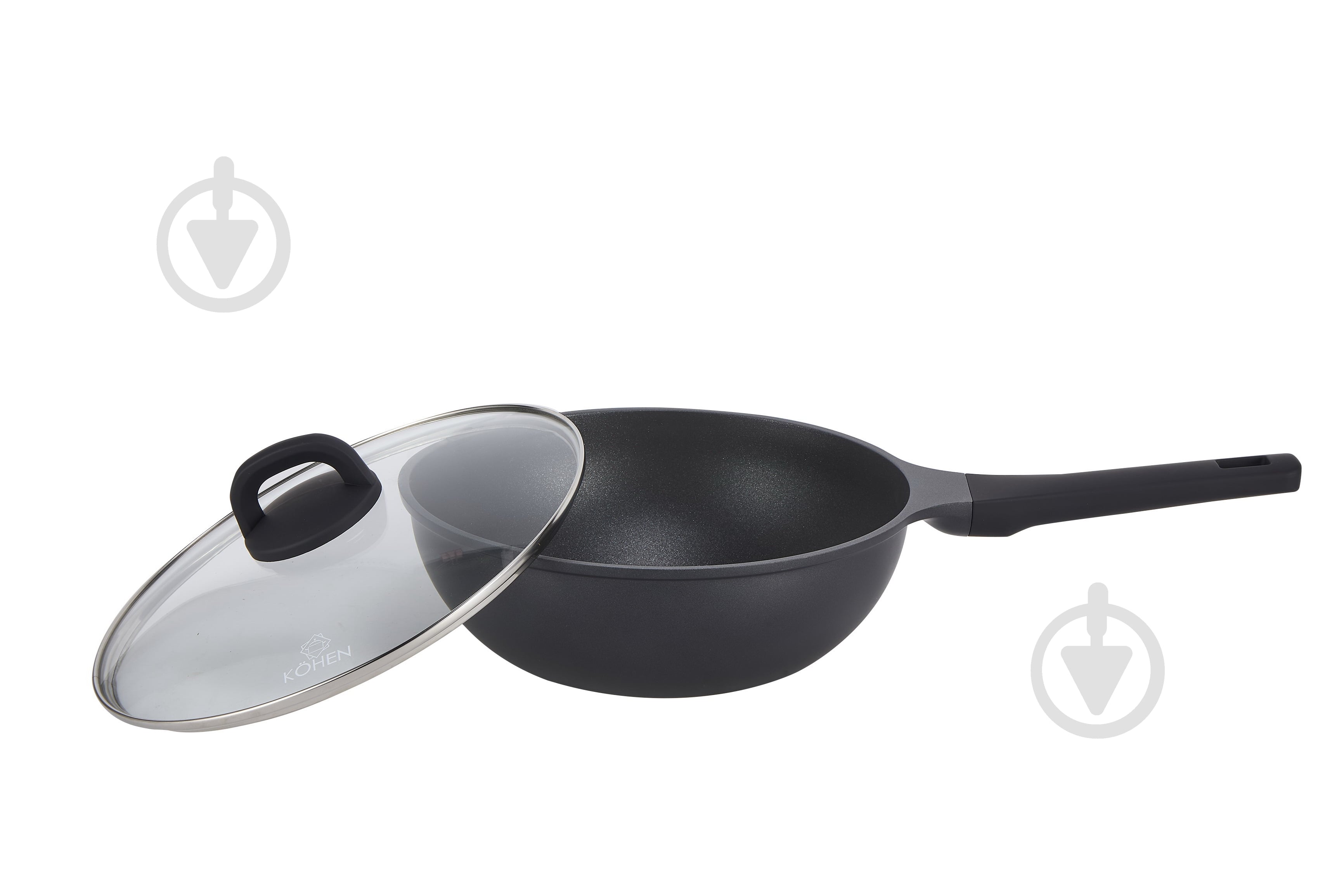 Сковорода WOK с крышкой Kohen Gourmet Master 28 см KN91647 - фото 2