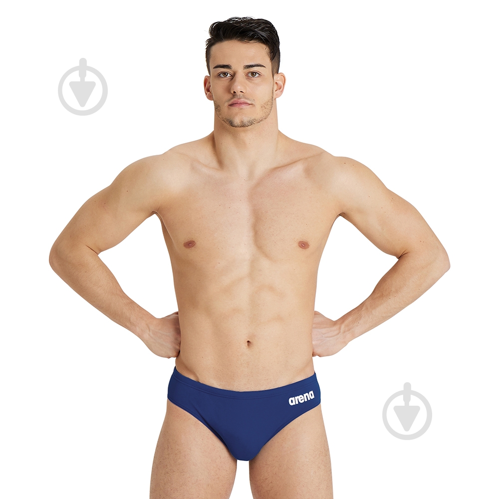 Плавки Arena TEAM SWIM BRIEFS SOLID 004773-750 р.85 синий - фото 1 Плавки Arena TEAM SWIM BRIEFS SOLID 004773-750 р.85 синий - фото 1