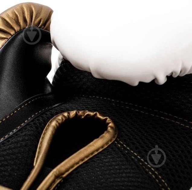 Боксерские перчатки Everlast P00003048 р. 10 белый с золотистым - фото 3