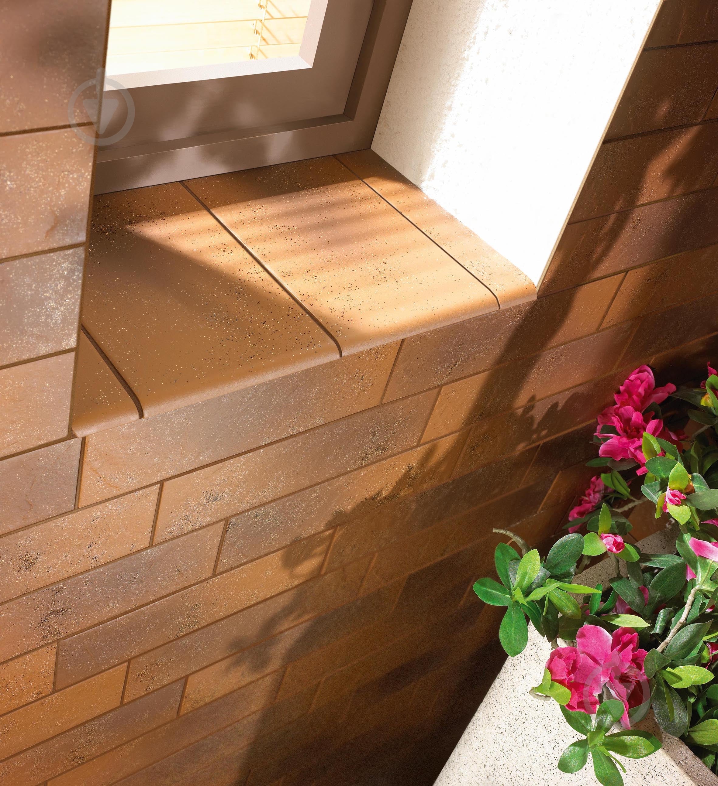 Клінкерна плитка Ceramika Paradyz Asti brown stopnica prosta 30x30 см (new 60127175 ) - фото 2