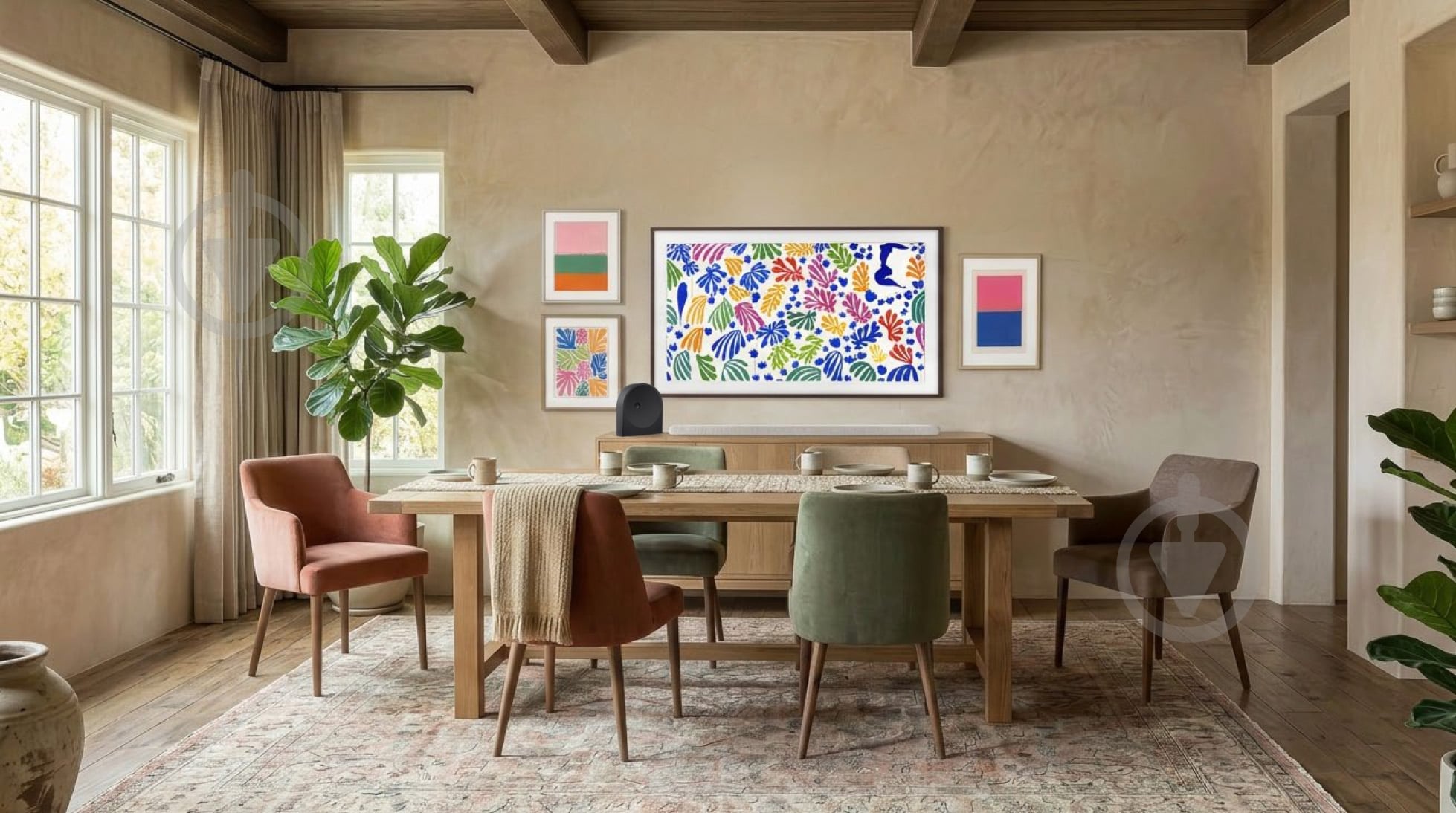 Телевізор Samsung 55" чорний QE55LS03HAUXUA - фото 24