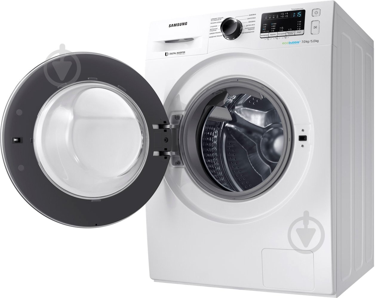 Стиральная машина с сушкой Samsung WD70M4443JW/UA - фото 7 Стиральная машина с сушкой Samsung WD70M4443JW/UA - фото 7