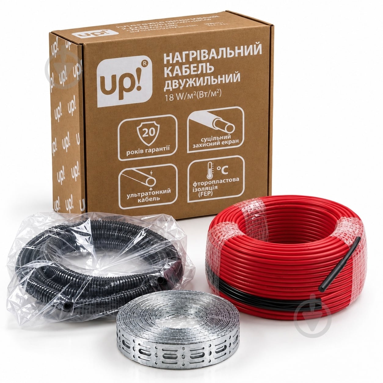 Нагревательный кабель UP! (Underprice) 2400 Вт 120 м - фото 1 Нагревательный кабель UP! (Underprice) 2400 Вт 120 м - фото 1